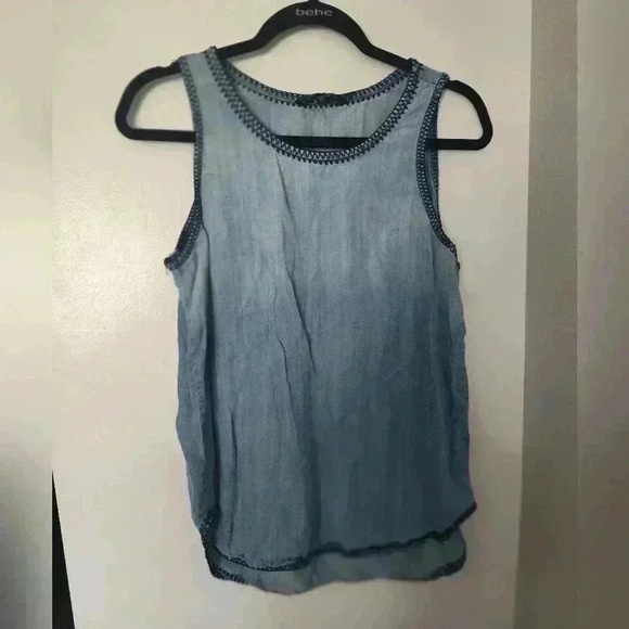 Velvet Heart light weight denim tank top size m #2 - Picture 1 of 2
